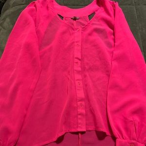 Hot pink Charlotte Russe Shirt